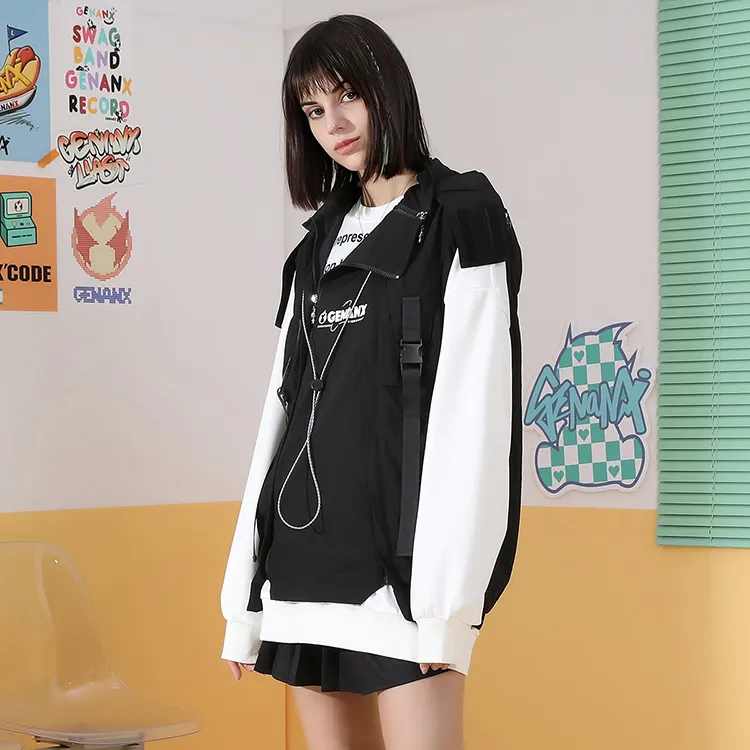 GENANX Vests Unisex Black-8