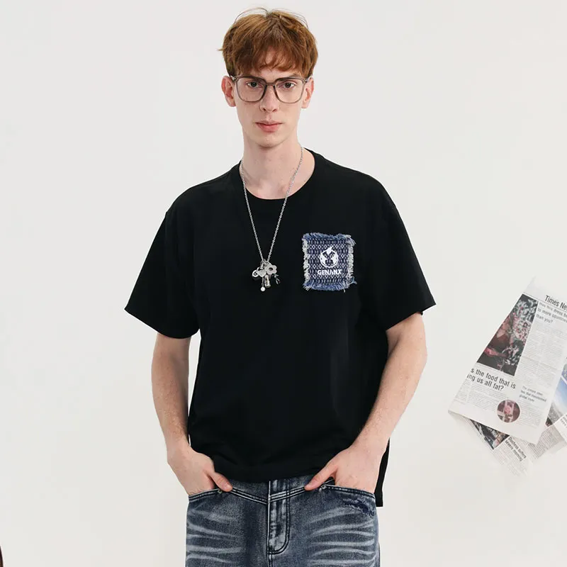 GENANX T Shirts Unisex Black-2