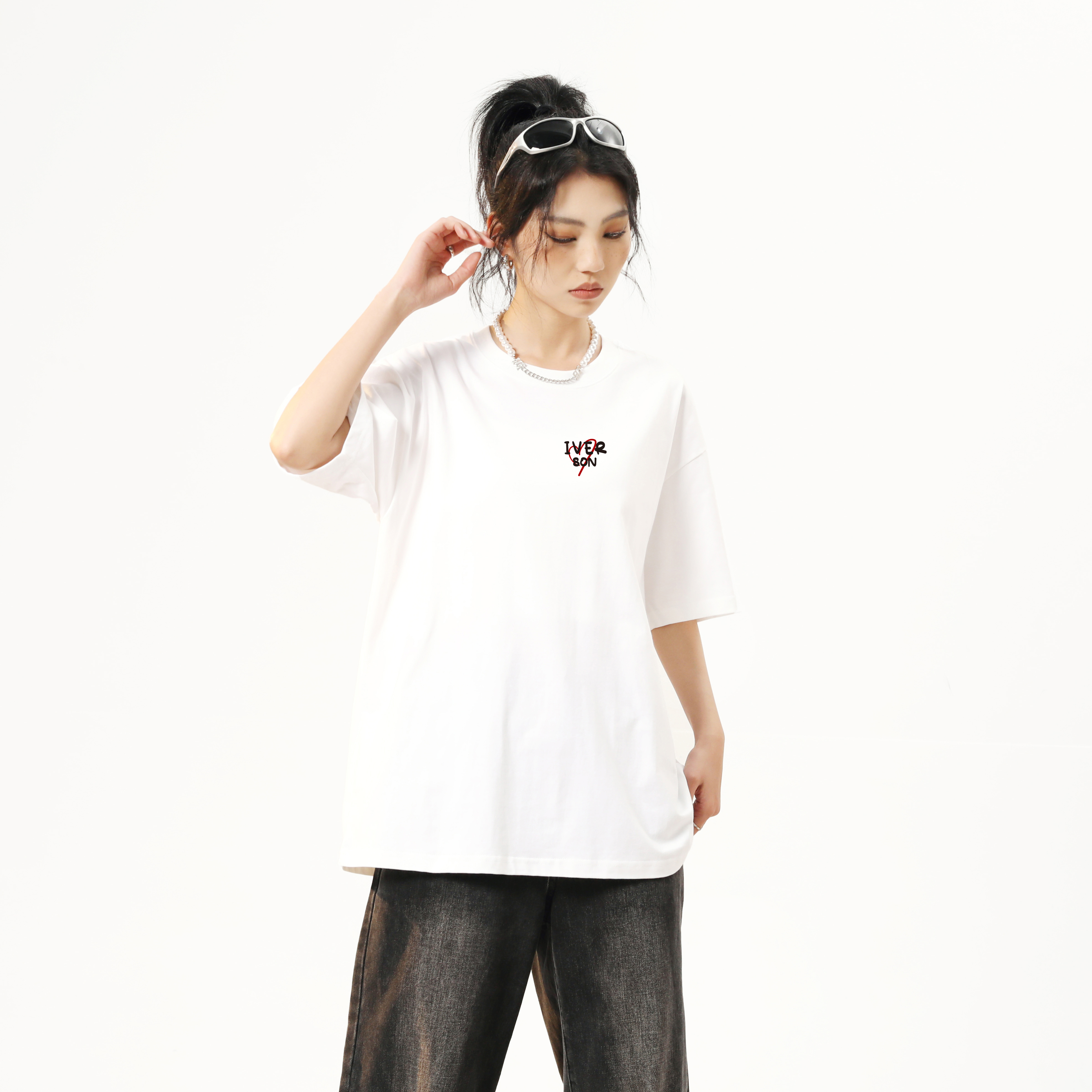 AI3 T-Shirts Unisex Burgundy M - POIZON