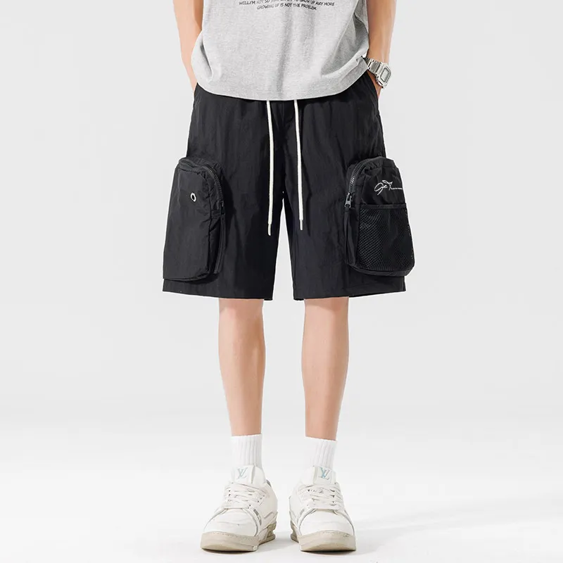 AI3 Iverson China Series Cargo Shorts Unisex-3
