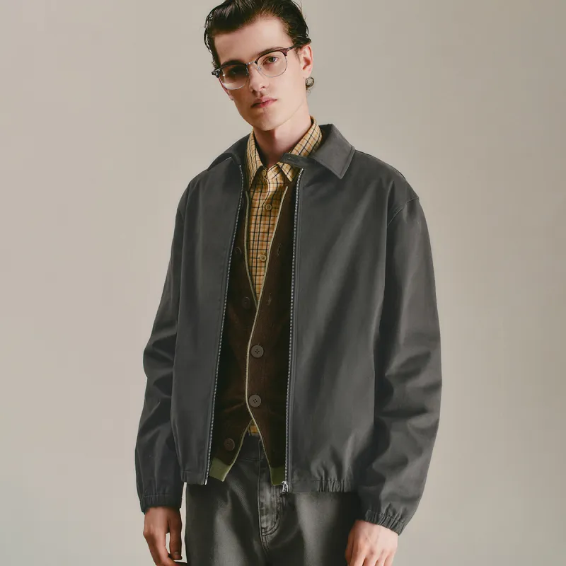 URBAN REVIVO Jacket Men's Army Green-2