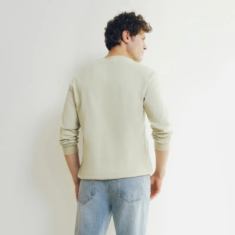 URBAN REVIVO T Shirt Men's Green Khaki-5