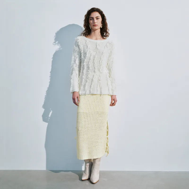 URBAN REVIVO Knitwear Women's Raw White-2