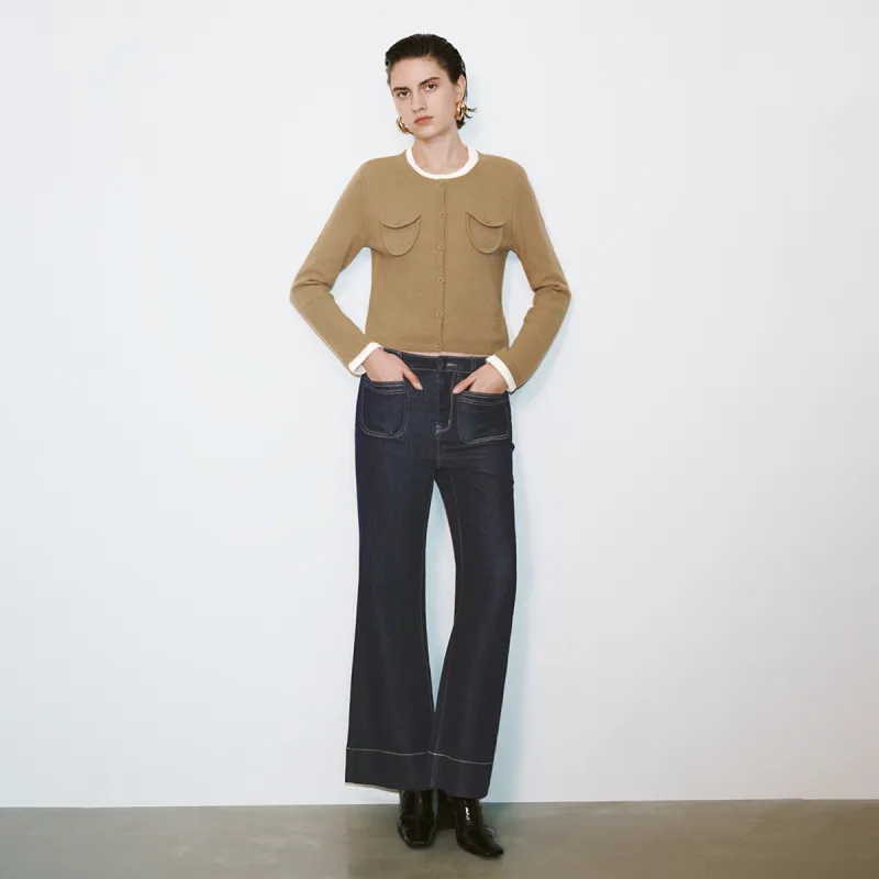 URBAN REVIVO Knitwear Women's Nude Apricot-3