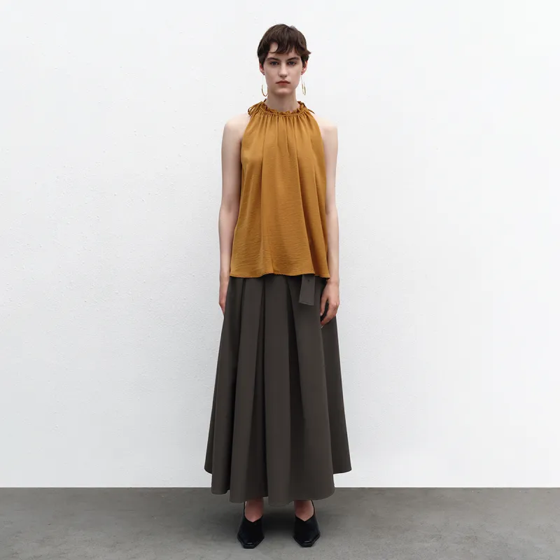 URBAN REVIVO Shirt Women's Brown-2