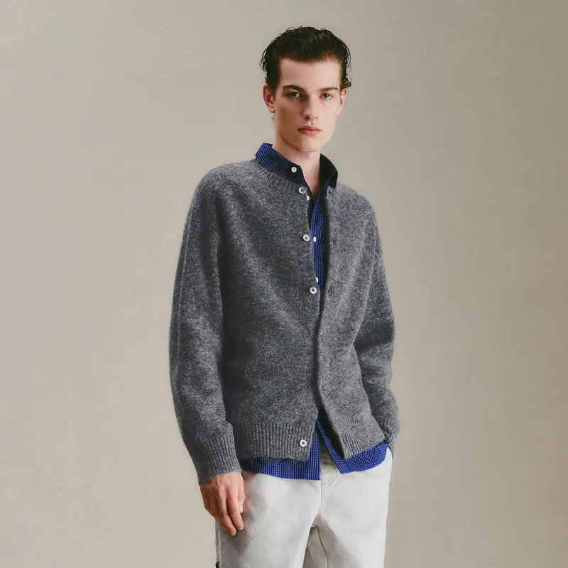 URBAN REVIVO Knitwear Men's Dark Gray-2