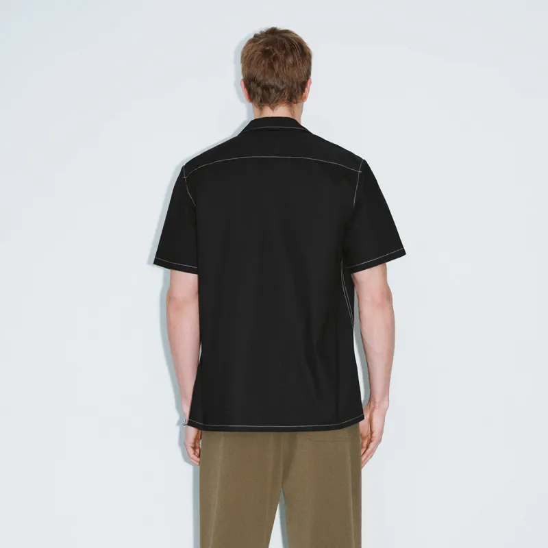 URBAN REVIVO Shirts Men Jet Black-2