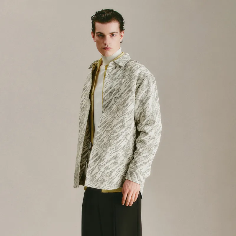 URBAN REVIVO Jacket Men's Multicolor-2