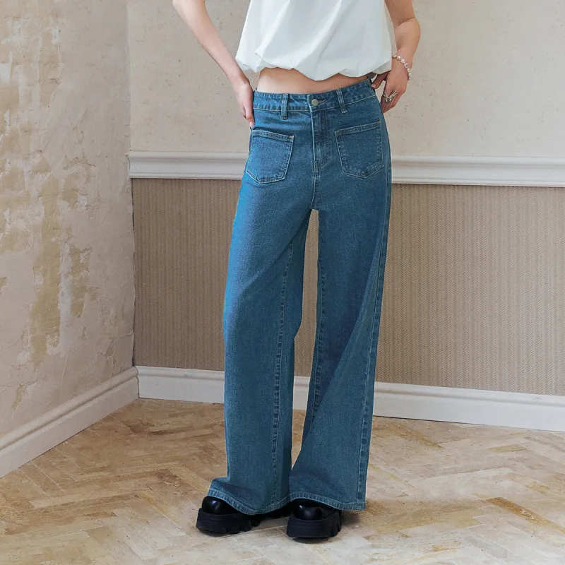 URBAN REVIVO Jeans Women's Blue-4