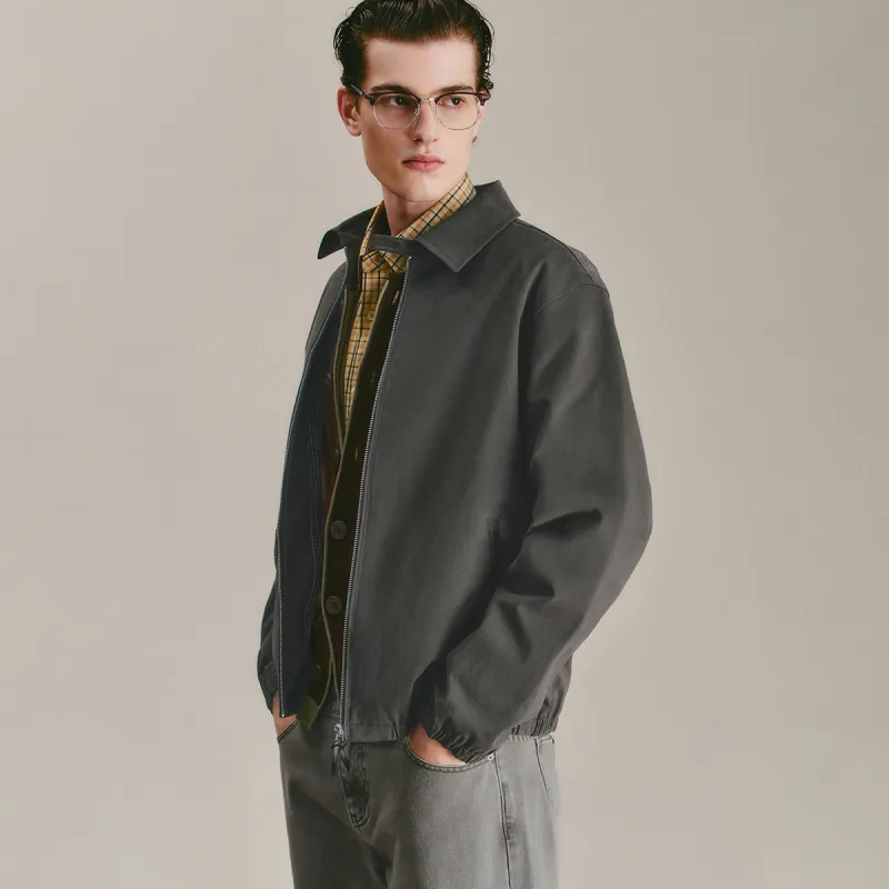 URBAN REVIVO Jacket Men's Army Green-3