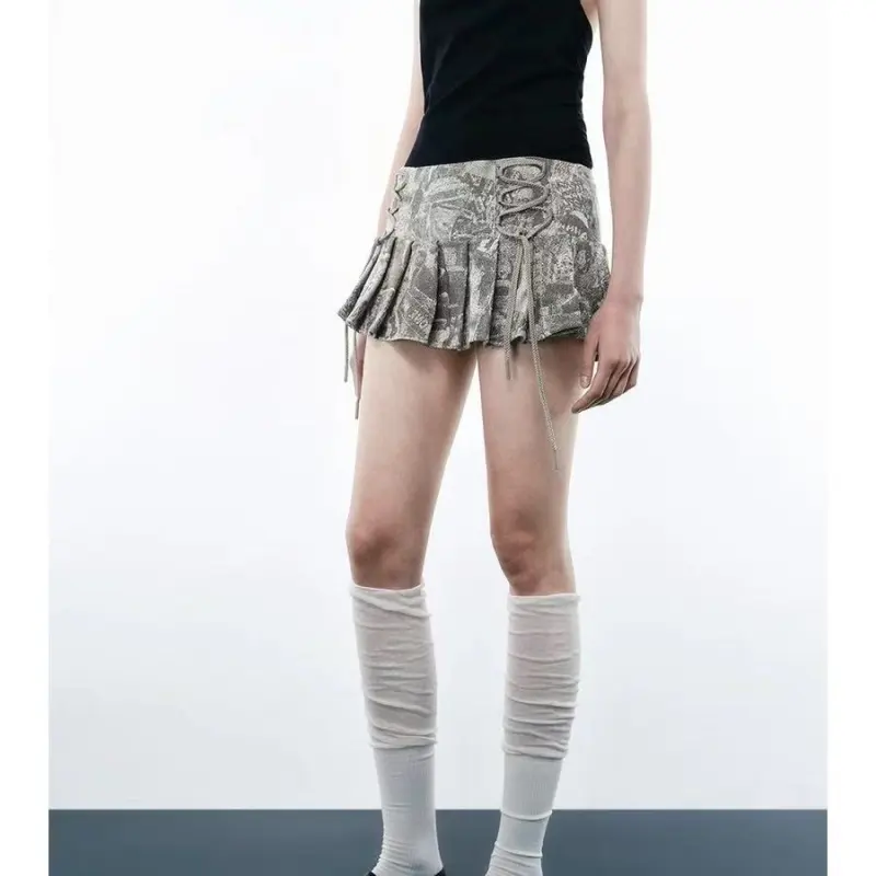URBAN REVIVO Casual Short Skirts Women's-3