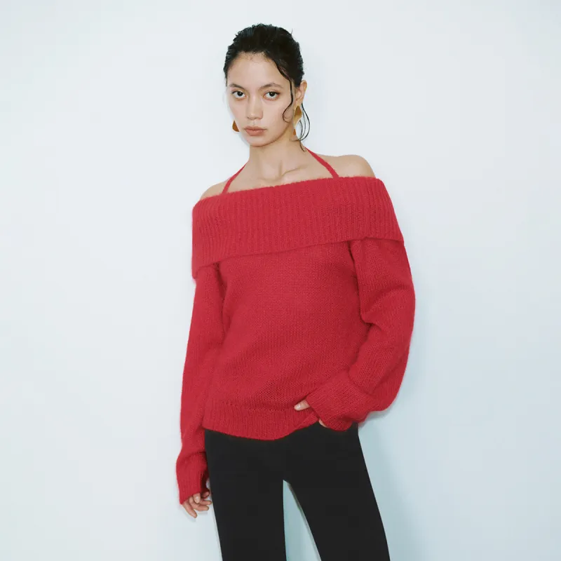 URBAN REVIVO Knitwear Women's Vermilion-2