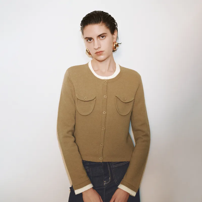 URBAN REVIVO Knitwear Women's Nude Apricot-5