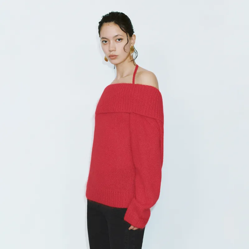 URBAN REVIVO Knitwear Women's Vermilion-5
