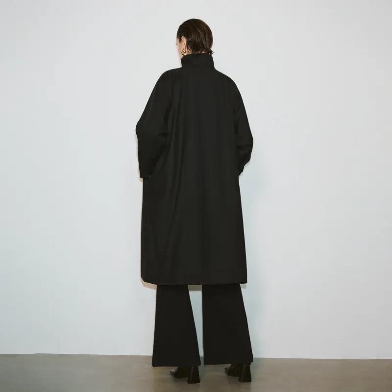 URBAN REVIVO Trench Coat Women's Black-3