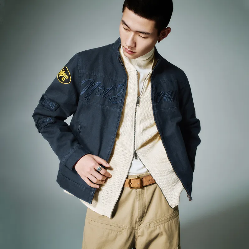 URBAN REVIVO Jackets & Coats Men's Ink Blue-3