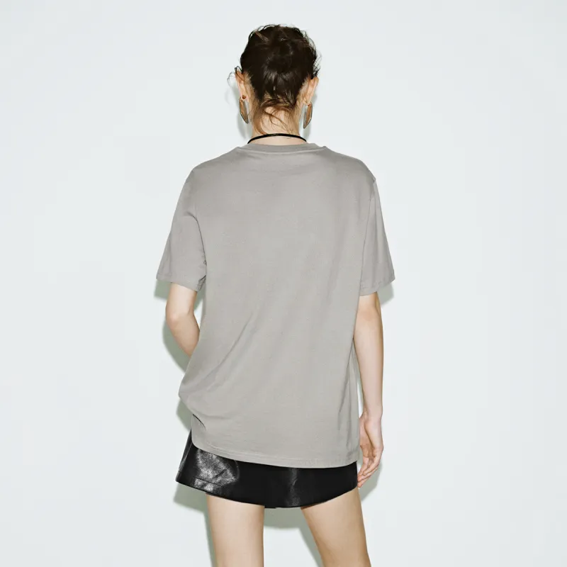 URBAN REVIVO Drop Shoulder Sleeve T Shirt Women's-9
