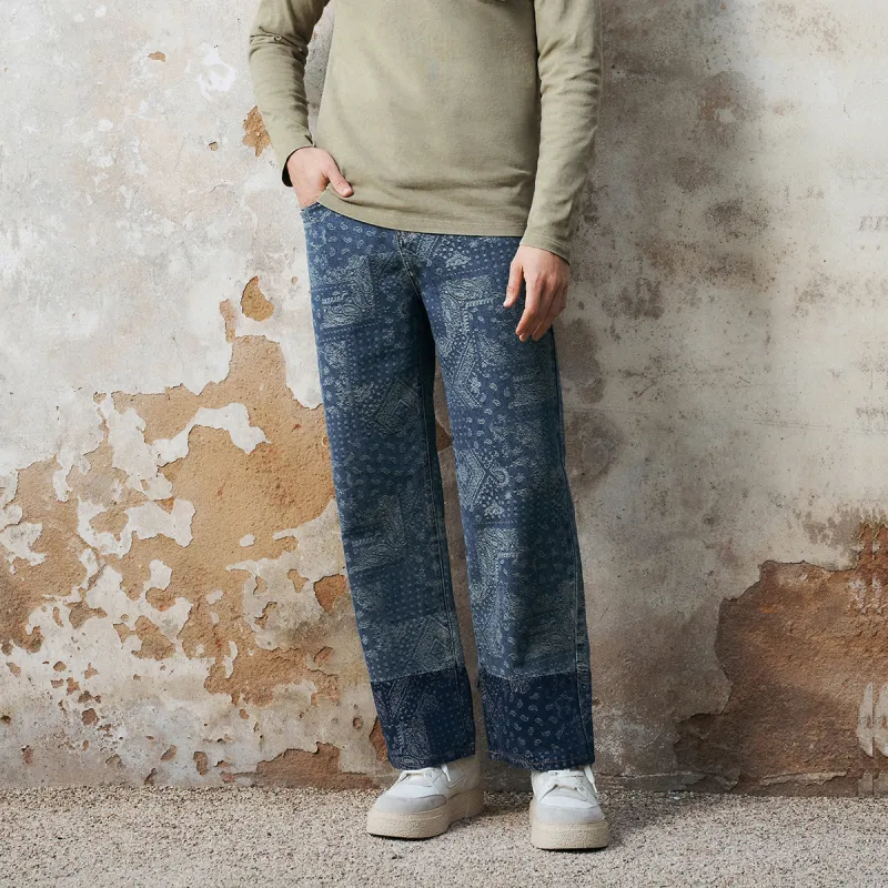 URBAN REVIVO Jeans Men Blue-2