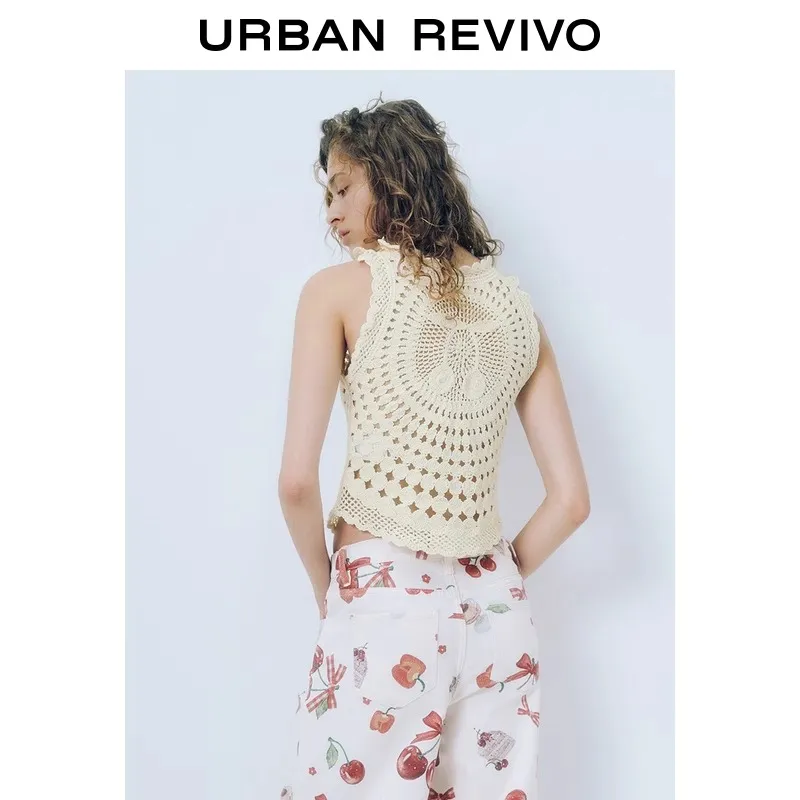 URBAN REVIVO T Shirts Women's Ivory White-2