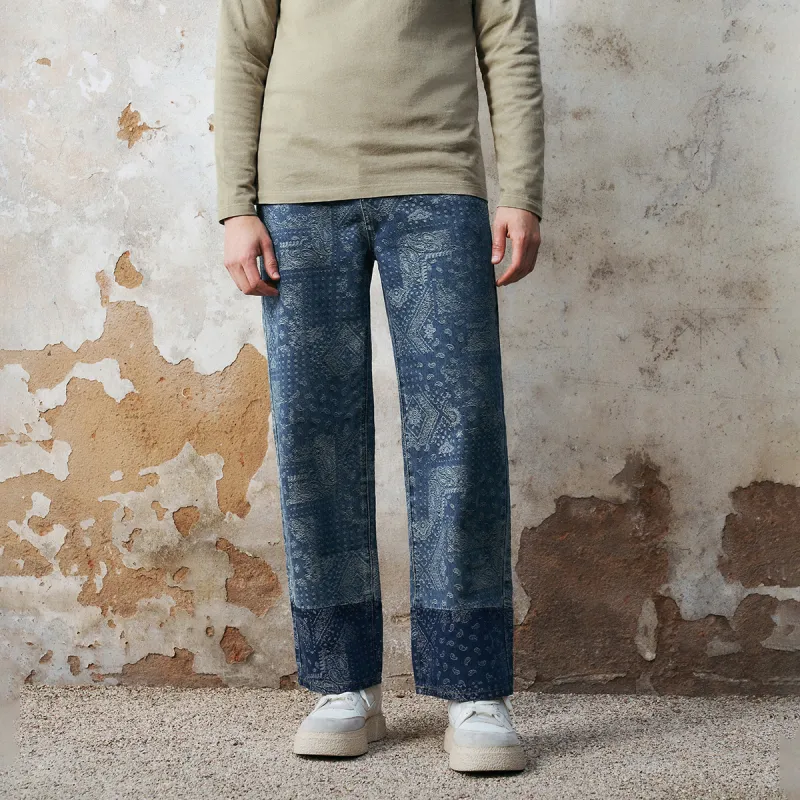 URBAN REVIVO Jeans Men Blue-3