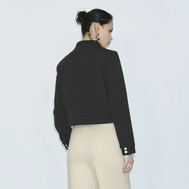 URBAN REVIVO Jackets & Coats Women's Black-4