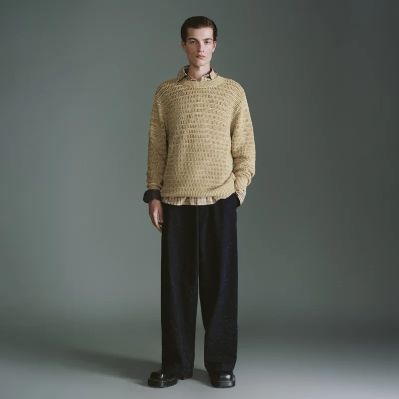 URBAN REVIVO Knitwear Men's Ginger Yellow-5
