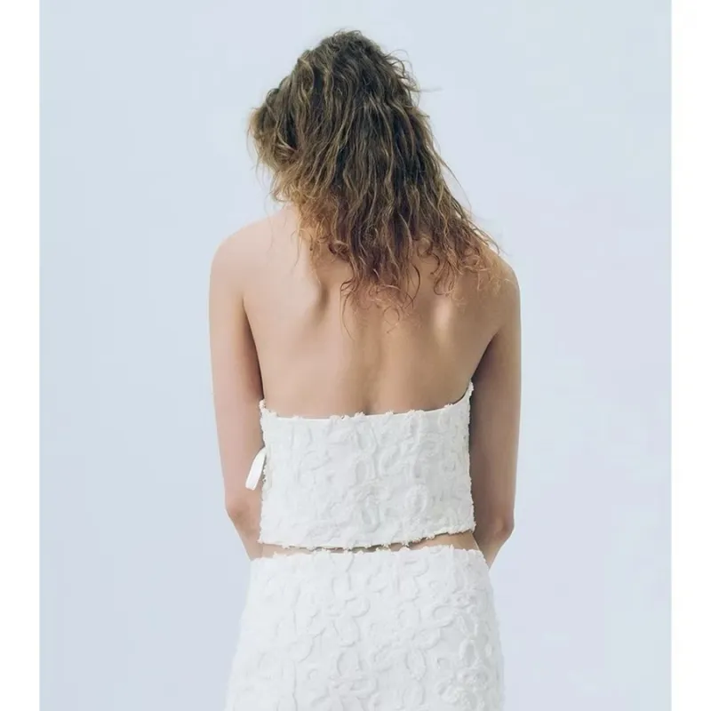 URBAN REVIVO Shirt Women's Raw White-2