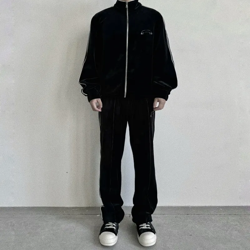 Askyurself Jacket Set Unisex Black-2