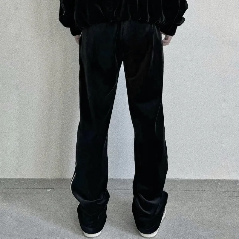 Askyurself Casual Pants Unisex Black-4