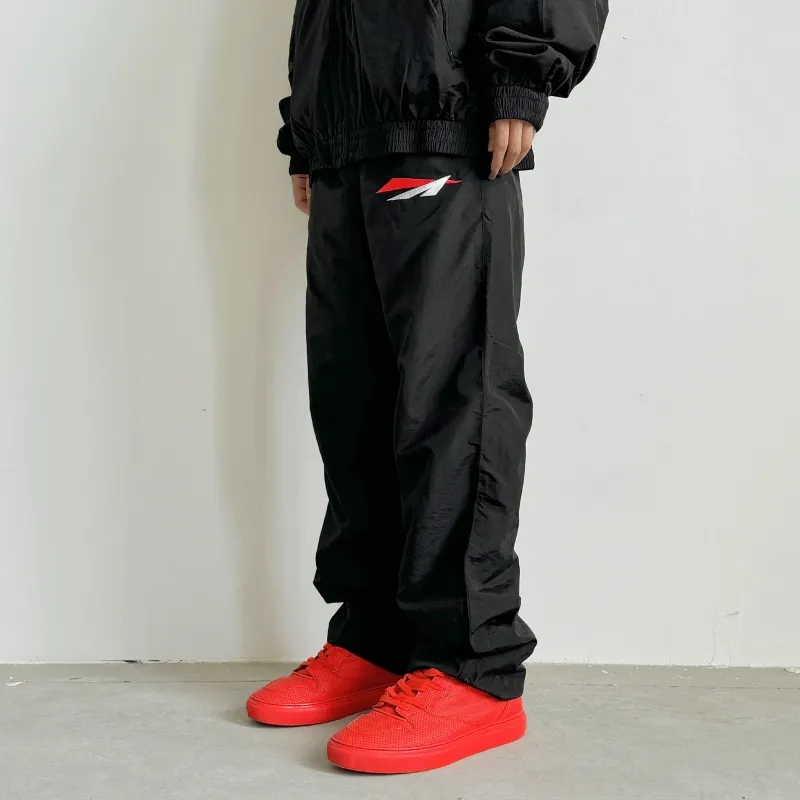 False Perception Casual Pants Unisex Black-3
