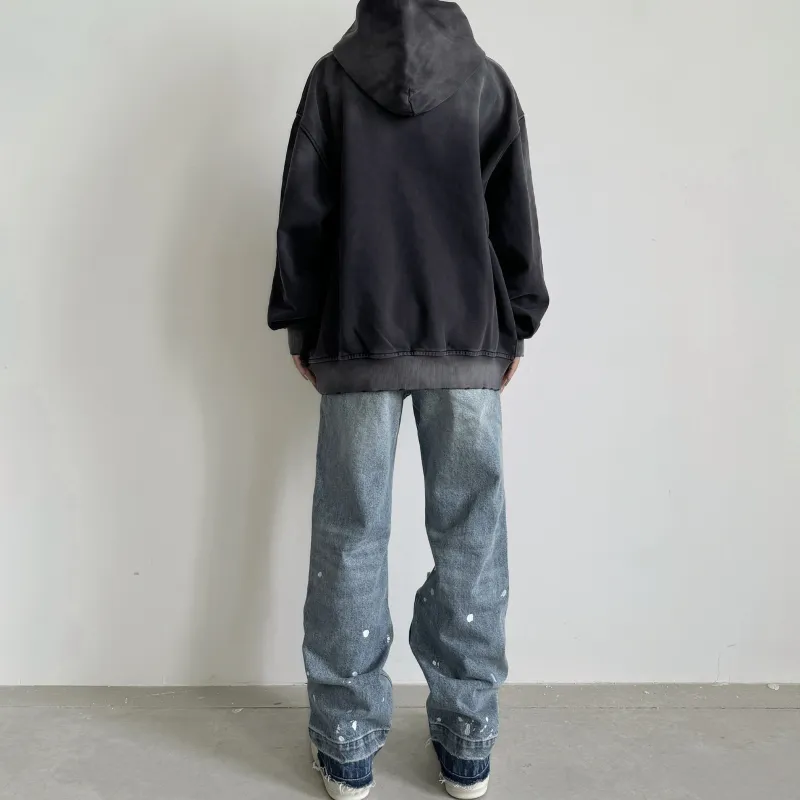 False Perception Sweatshirt Unisex Washed Black-7