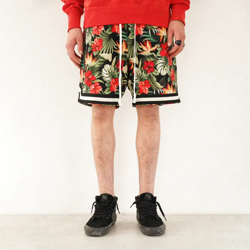 JUNGLE GURL Casual Shorts Unisex Black-2