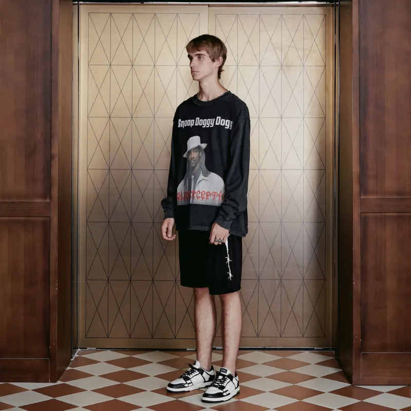 False Perception Long Sleeved Unisex Washed Black-3