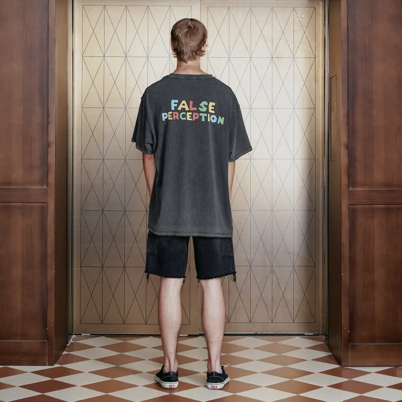 False Perception Short Sleeved T Shirts Unisex-2