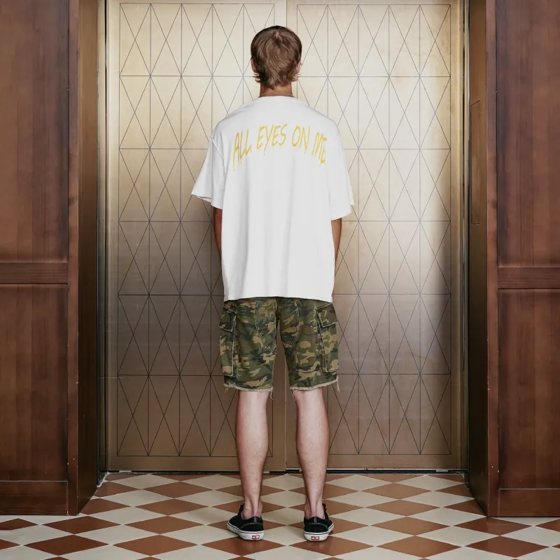 False Perception Cargo Shorts Unisex Green-2