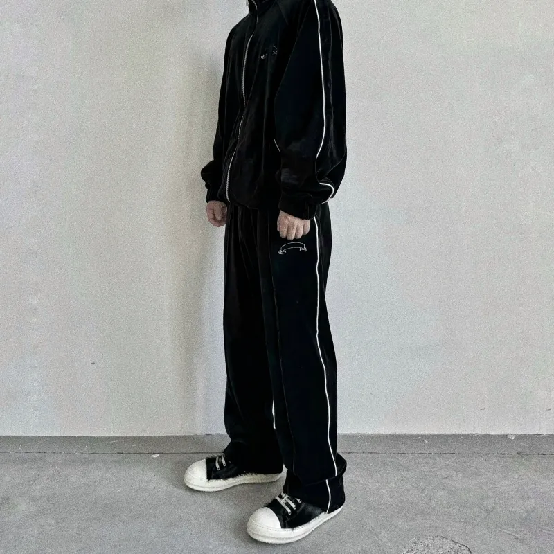 Askyurself Jacket Set Unisex Black-3