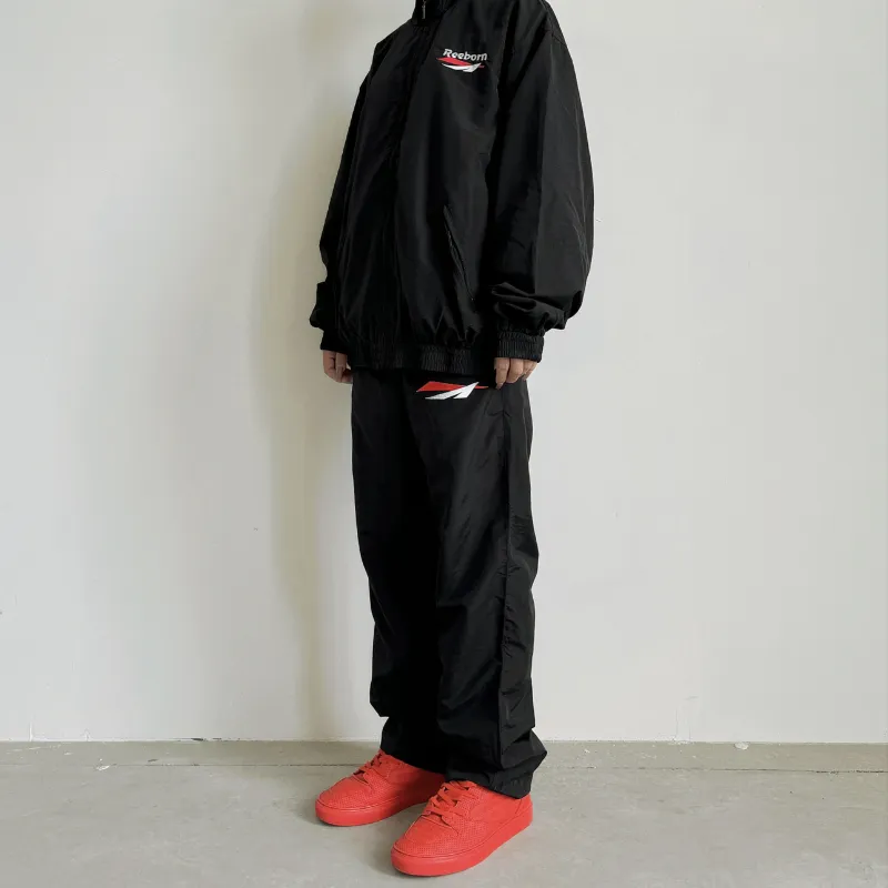 False Perception Casual Pants Unisex Black-6