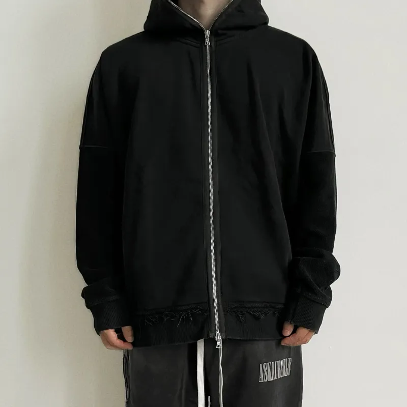 Askyurself Sweatshirt Unisex Washed Black-2