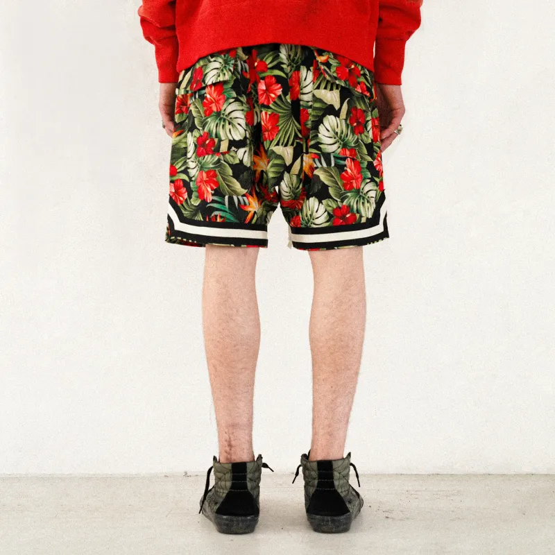 JUNGLE GURL Casual Shorts Unisex Black-4