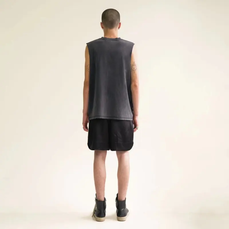 False Perception Tank Tops Unisex Washed Black-3