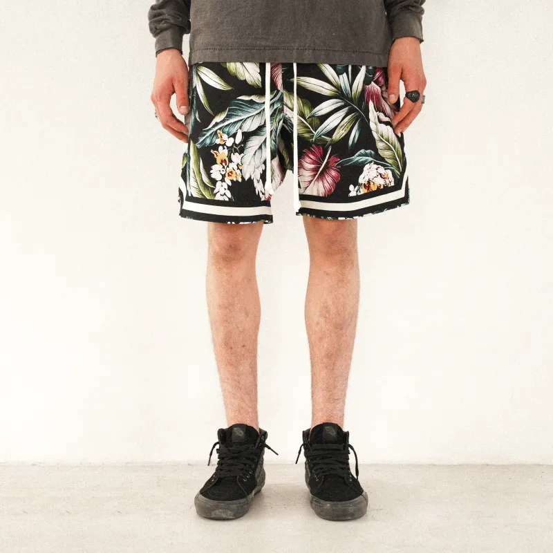 JUNGLE GURL Casual Shorts Unisex Black-2