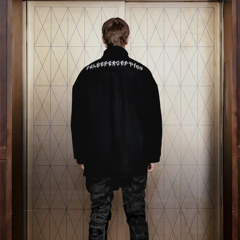 False Perception Jacket Unisex Black-2