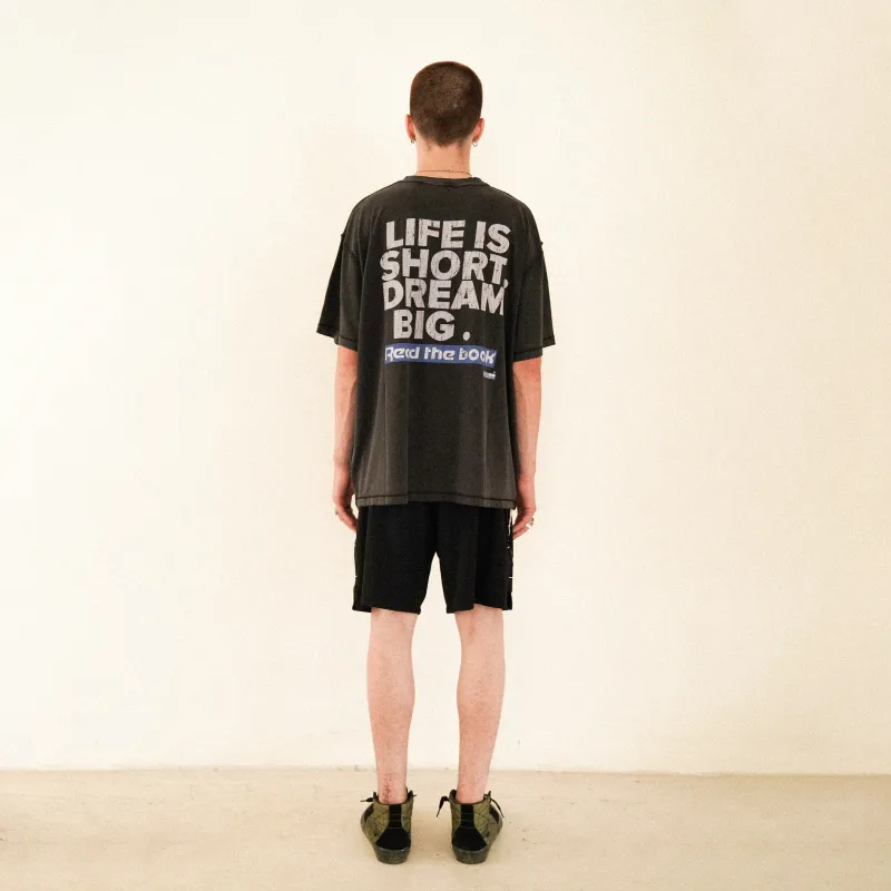 False Perception T Shirt Unisex Washed Black-3
