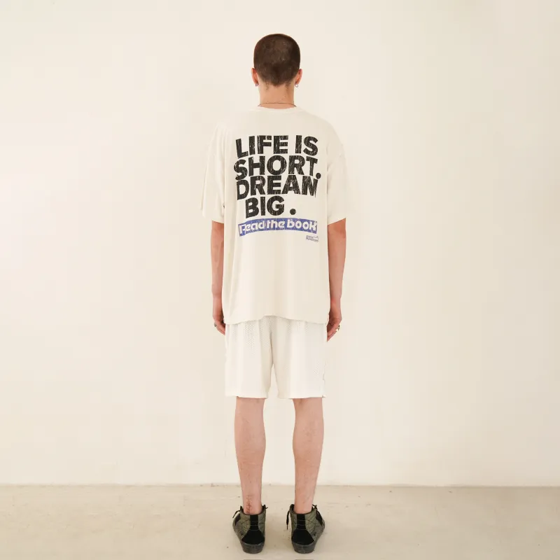 False Perception T Shirt Unisex Distressed White-3