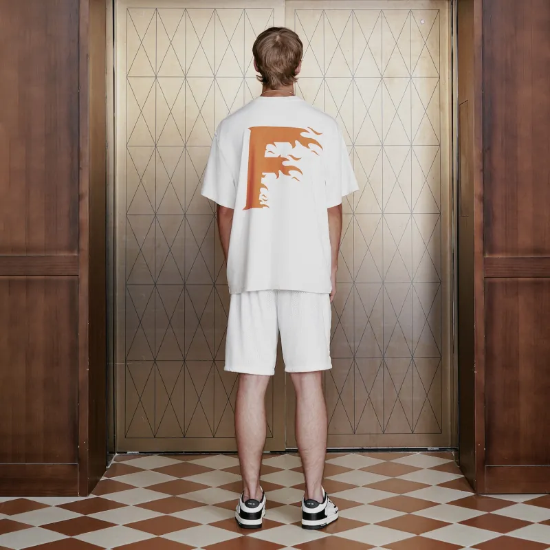 False Perception SS22 Shorts Unisex White-2