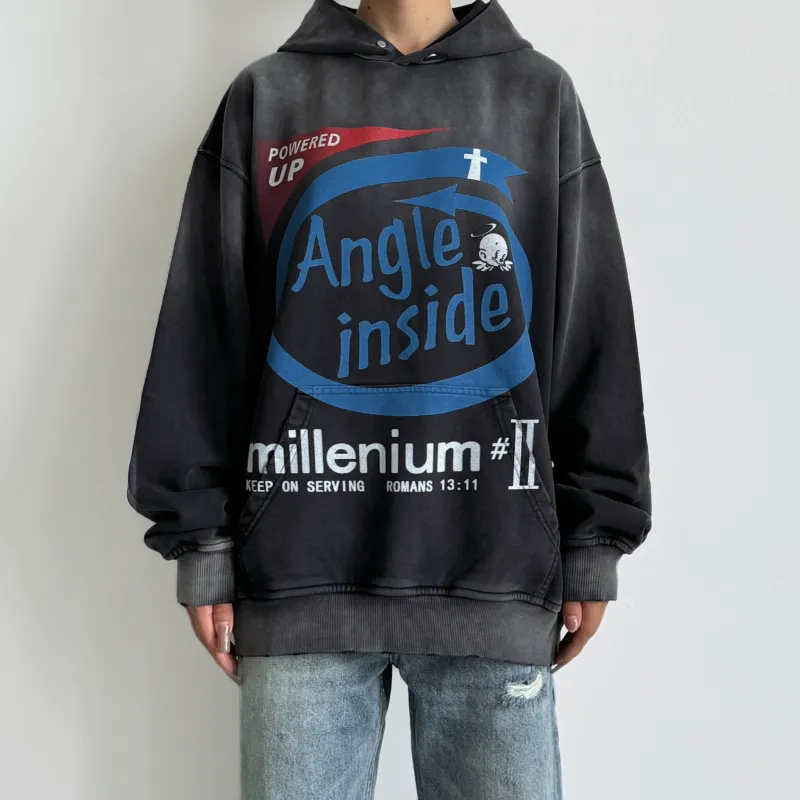 False Perception Sweatshirt Unisex Washed Black-2