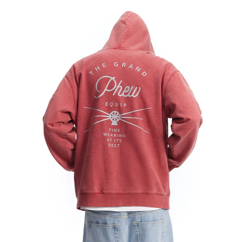 Phew Sweatshirts Unisex Red-2