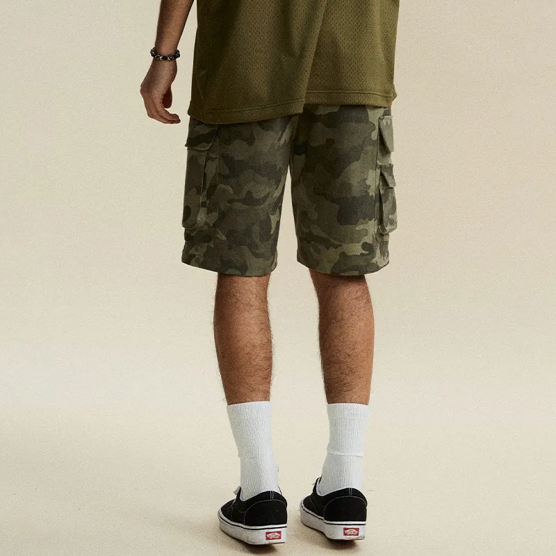 Phew Cargo Shorts Unisex Camouflage-6