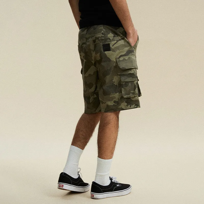 Phew Cargo Shorts Unisex Camouflage-3