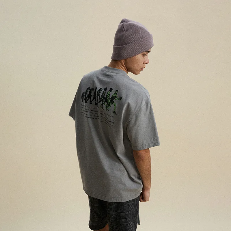 Phew T-Shirts Unisex Gray-3
